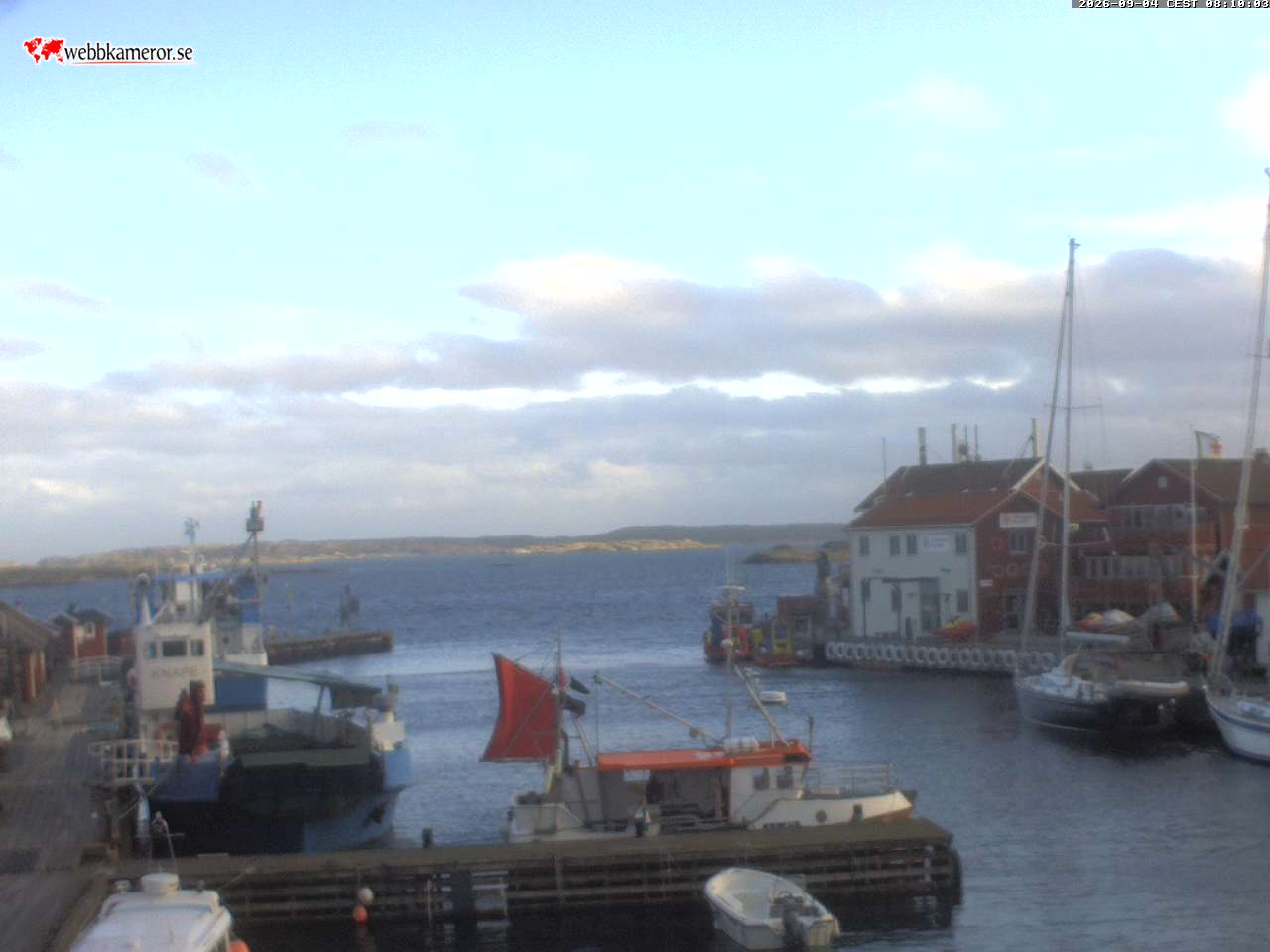 Webcam Käringön - Orust / Blick auf den Innenhafen / Bohuslän / Schweden